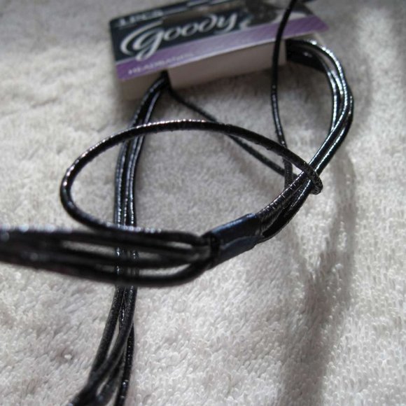 1 Goody 5 Thin Strands Hair Head Band Shiny Fashionow 2013 Headband Gold Silver - Picture 8 of 8